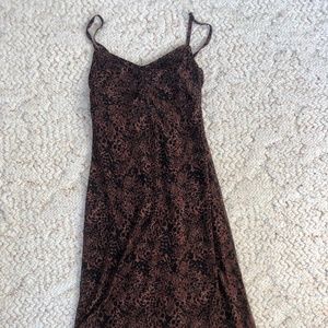 Long Cheetah print dress